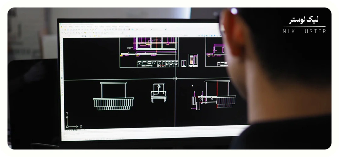 لوستر کریستالی چگونه ساخته میشوند؟- طراحی لوستر کریستالی-طراحی لوستر با اتوکد-طراحی لوستر نیک لوستر